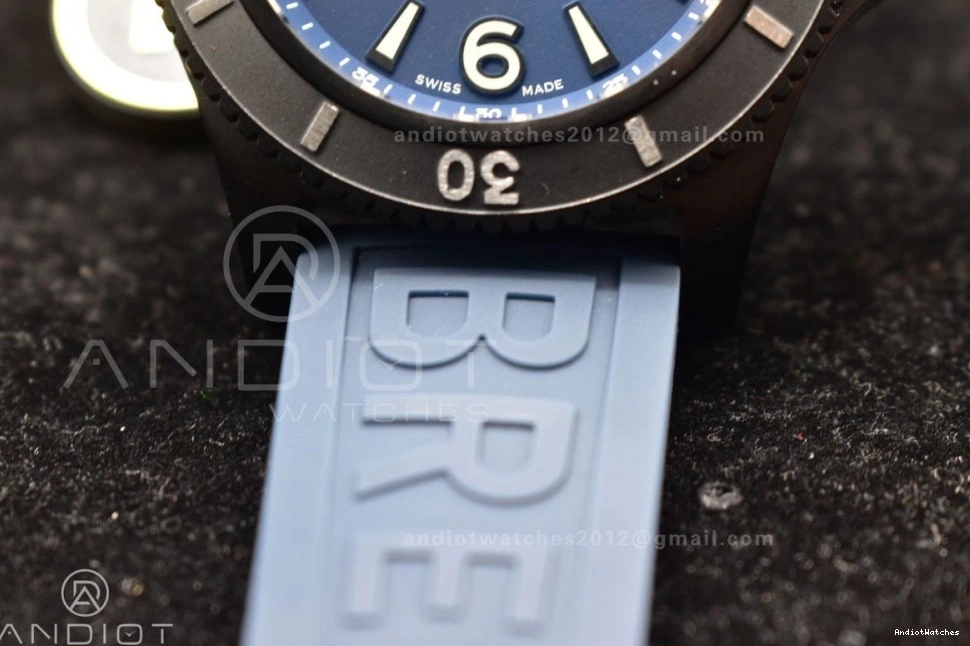 Strap Black Edition 1170 TF Bezel A Blue 44 Automatic Superocean Best Rubber Black Dial Lightweight 1:1 On 0516